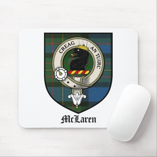 McLaren Weathered Tartan Crest Wall Hanging Banner