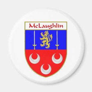 McLaughlin Coat of Arms/Family Crest Magnet