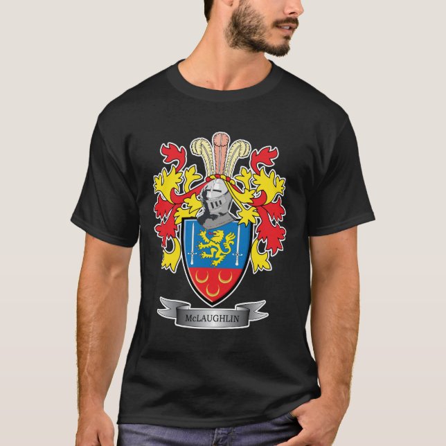 McLaughlin Coat of Arms T-Shirt (Front)