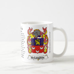 McLaughlin Family Coat of Arms mug
