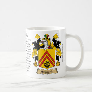 McLaurin, the Origin, the Meaning and the Crest Coffee Mug