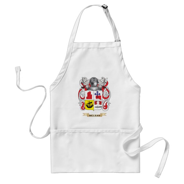 McLean Coat of Arms (Family Crest) Adult Apron (Front)