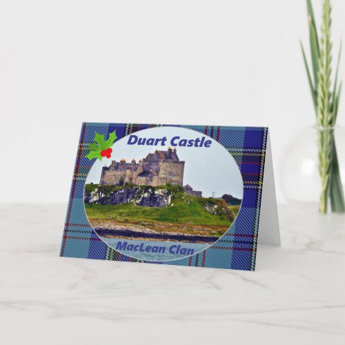 McLeanMcLains Duart Castle Holly Berry Christmas Card