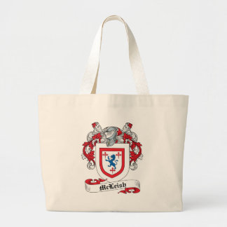 McLeish Family Crest Large Tote Bag