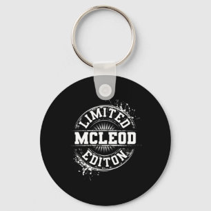 Mcleod Funny Surname Family Tree Birthday Reunion Keychain