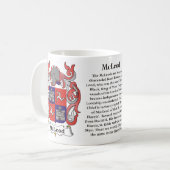 McLeod, the History, the Meaning and the Crest Coffee Mug (Front Left)