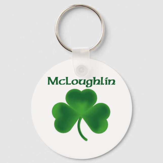 McLoughlin Shamrock Keychain (Front)