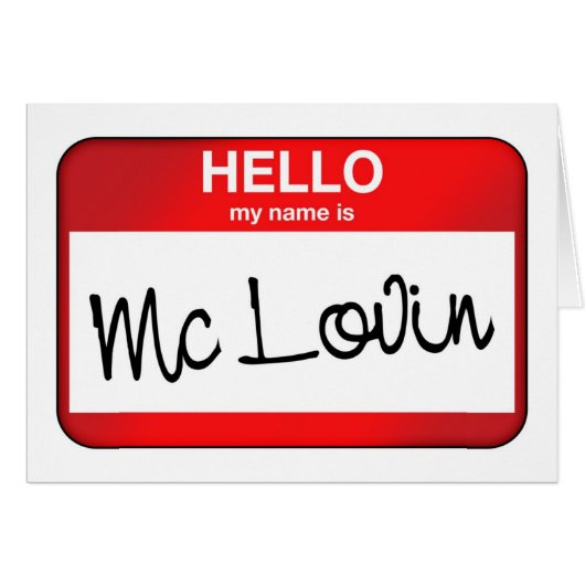 McLovin Cards (Front Horizontal)