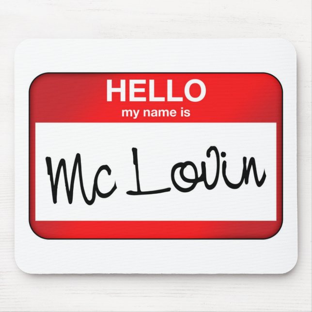 McLovin Mouse Pad (Front)