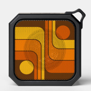 MCM 1970s Retro Style Geometric Design Bluetooth Speaker