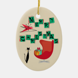 MCM Atomic Era Christmas Ornament