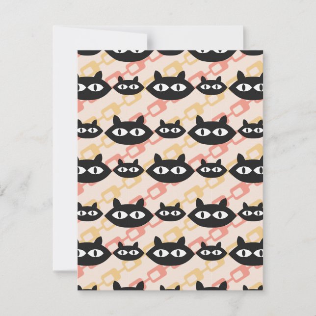 MCM Cats  Note Card (Front)