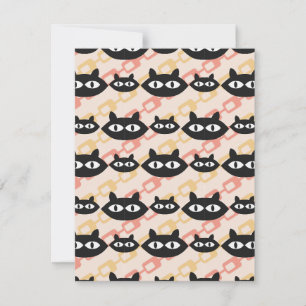 MCM Cats Note Card
