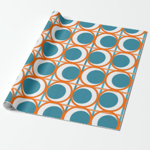 MCM Circles and Lines Wrapping Paper