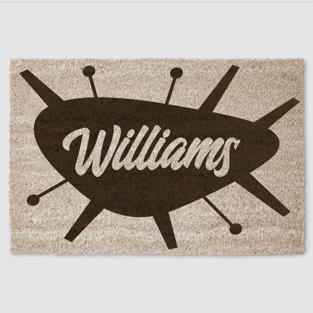 MCM Coir WELCOME MAT - Custom Family Name (Front)