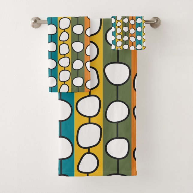 MCM Colorful Lines  Bath Towel Set (Insitu)