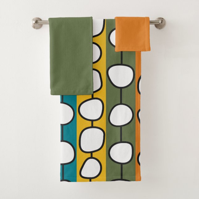 MCM Colorful Lines  Bath Towel Set (Insitu)