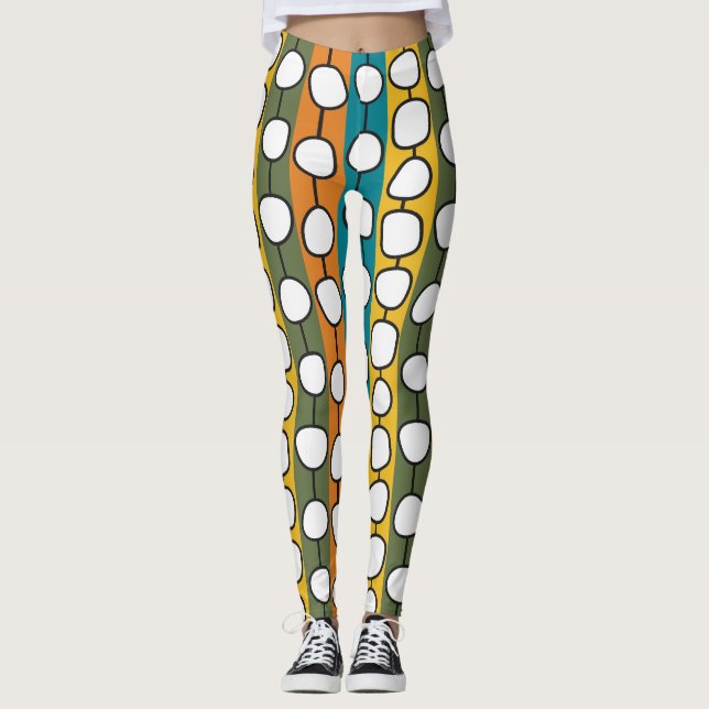 MCM Colorful Lines  Leggings (Front)
