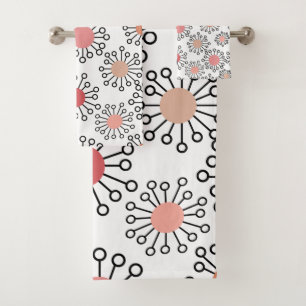 MCM Flowers Bath Towel Set