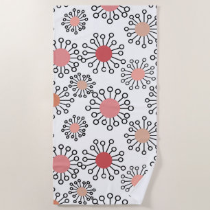 MCM Flowers  Beach Towel