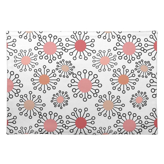 MCM Flowers  Cloth Placemat (Front)