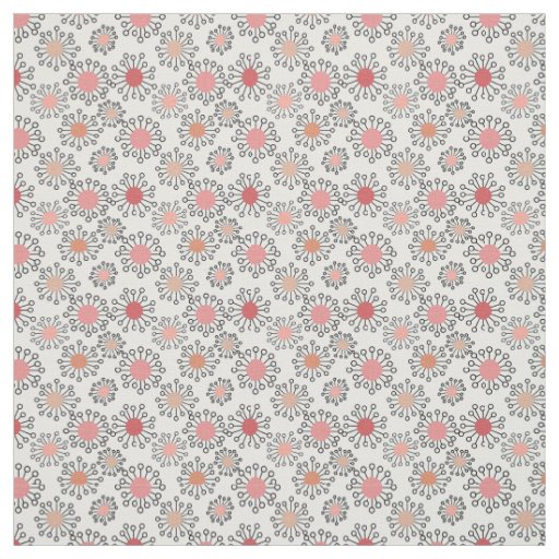 MCM Flowers  Fabric