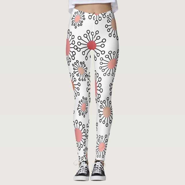 MCM Flowers  Leggings (Front)