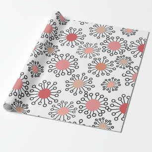 MCM Flowers Wrapping Paper