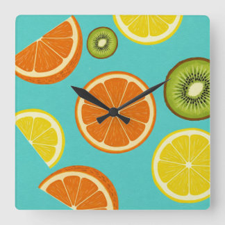 MCM Fruit Slices Wall Clock