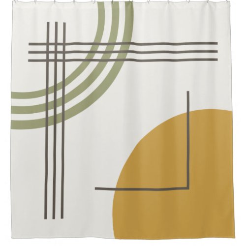 MCM Geo Abstract 01 Shower Curtain