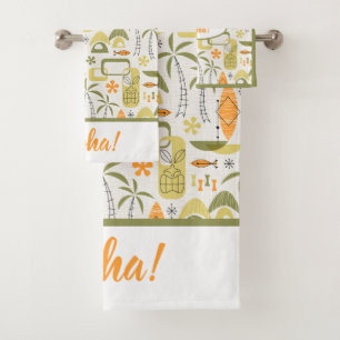MCM Hawaiian Village Bath Towel Set