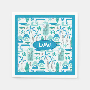 MCM Hawaiian Village – Blue Napkins