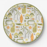 MCM Hawaiian Village Paper Plates