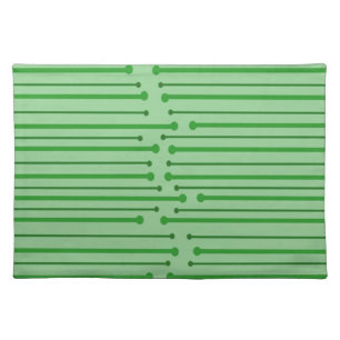 MCM Inspired Lines Cloth Placemat