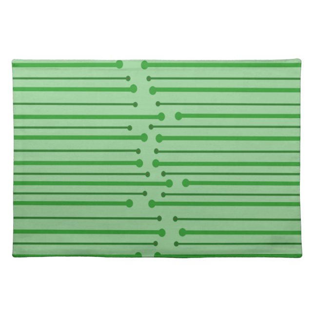 MCM Inspired Lines Cloth Placemat (Front)