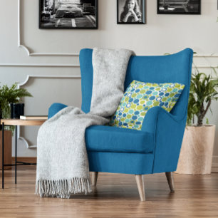 MCM Lime and Aqua Bubble Pillow