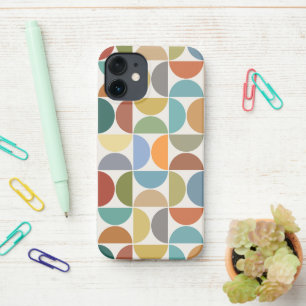 MCM Semicircles Big Pattern Color on Cream iPhone 12 Mini Case
