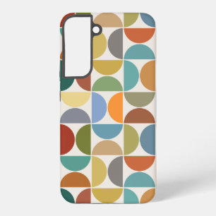MCM Semicircles Big Pattern Color on Cream Samsung Galaxy S22+ Case