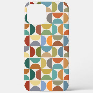 MCM Semicircles Pattern Color on Cream iPhone 12 Pro Max Case