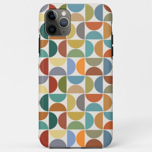 MCM Semicircles Pattern Color on Cream iPhone 11 Pro Max Case