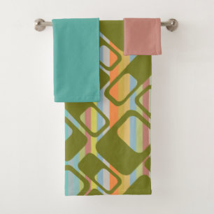 MCM Stripes Bath Towel Set
