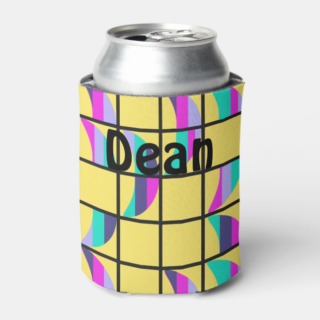 MCM Tic-Tac-Toe  Can Cooler (Can Front)