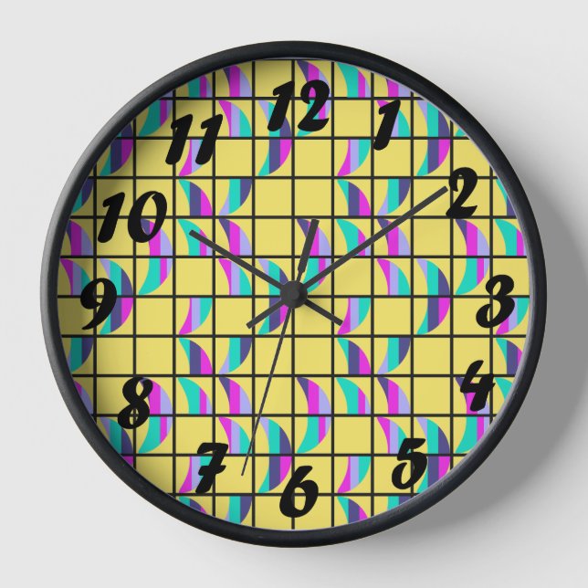 MCM Tic-Tac-Toe  Clock (Front)