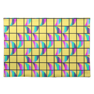 MCM Tic-Tac-Toe Cloth Placemat