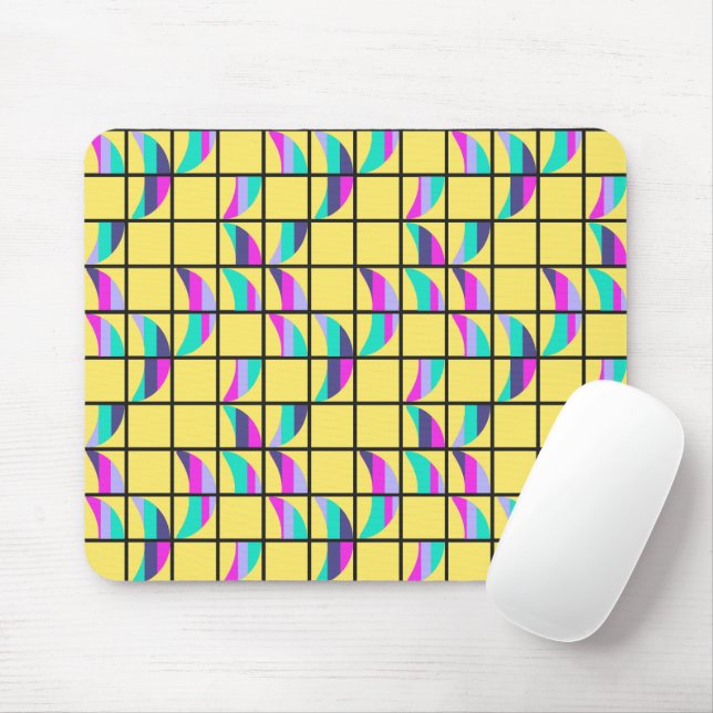 MCM Tic-Tac-Toe  Mouse Pad (With Mouse)