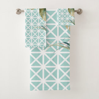 MCM Tropical Lattice Bath Towel Set