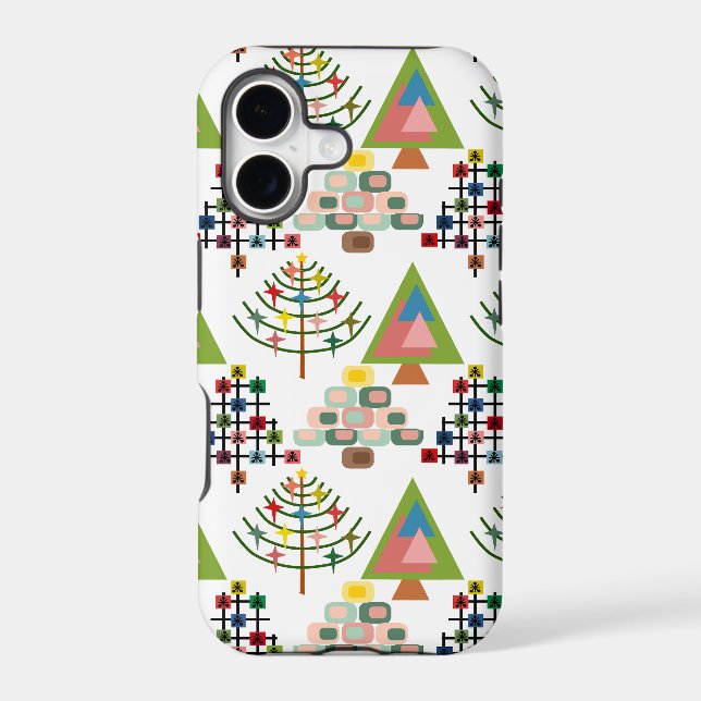 MCM Xmas Trees   Iphone Case (Back)