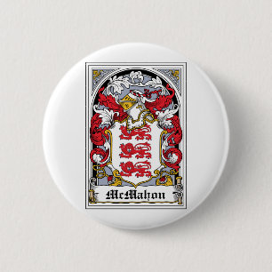 McMahon Family Crest Button