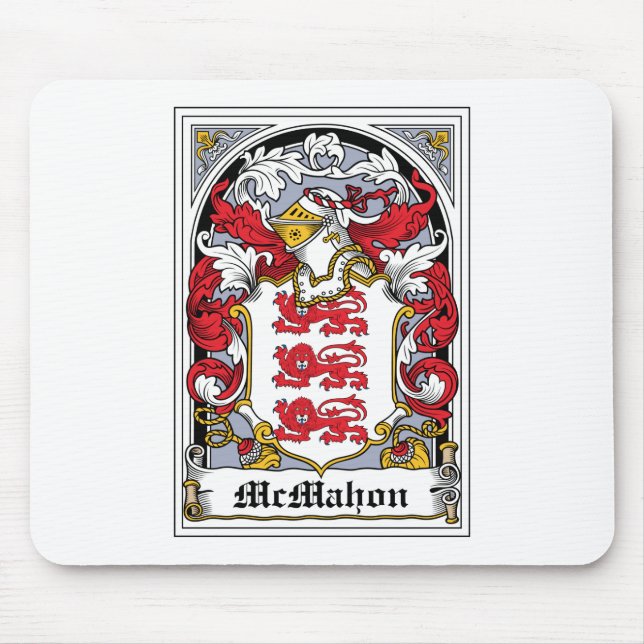McMahon Family Crest Mouse Pad (Front)