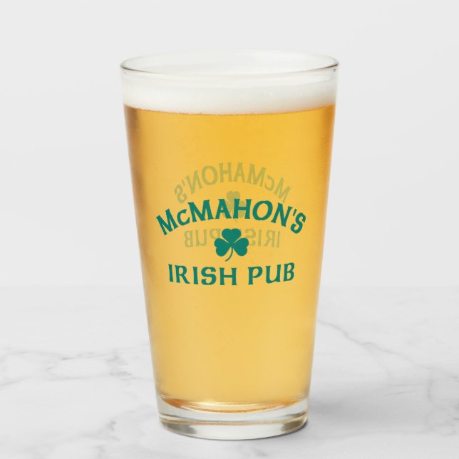 McMahon's Irish Pub  Glass (Front Filled)